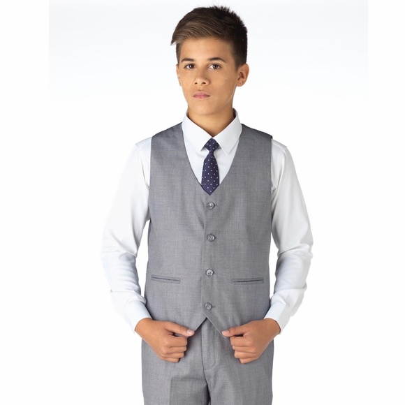 Boys Formal Occassion Suite (Dove Grey- size 10) - Picture 2 of 10